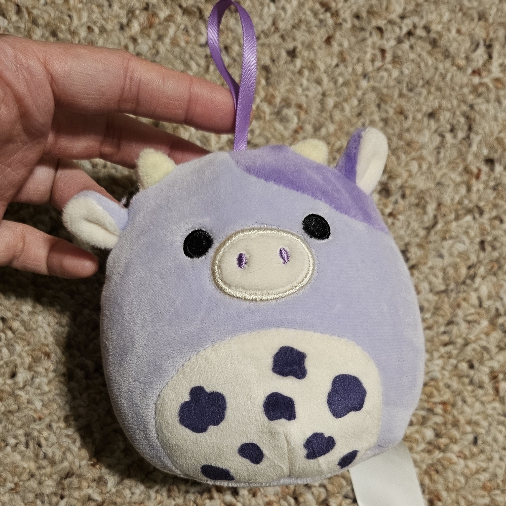 Squishmallows Bubba the Cow Ornament